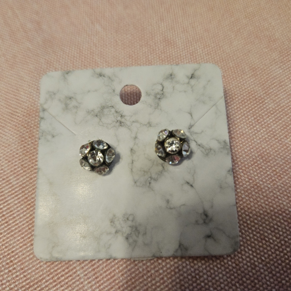 Rhinestone Ball Studs